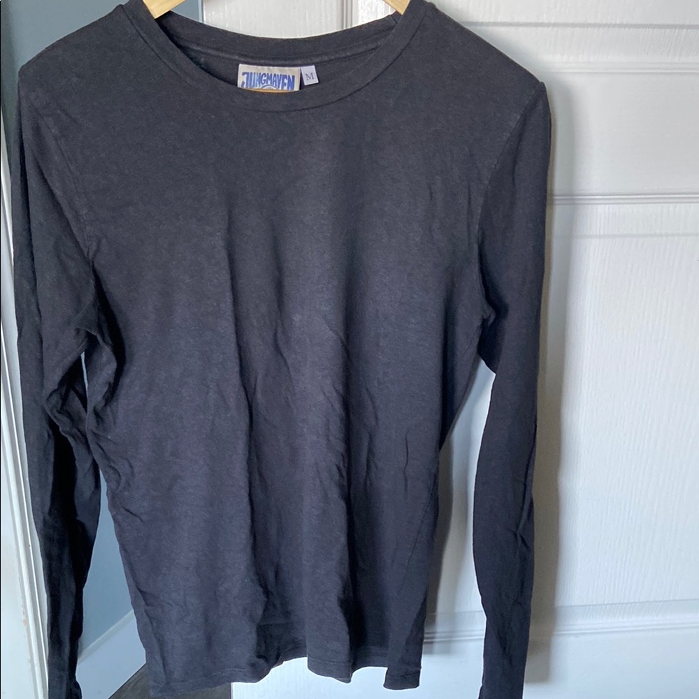 Jungmaven Black Long Sleeve Tee